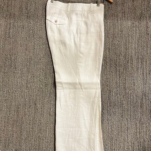 J. Crew 100% linen cuffed trouser pant style 27590 NWT - Picture 3 of 11